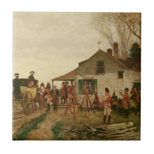 Führen des Vorpostens Fliese