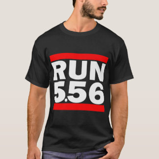 Führen Sie 5.56 Long Gun AR 15 Premium aus T-Shirt