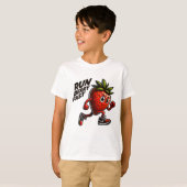 Führen Sie Berry Fast Running Strawberry aus T-Shirt (Vorne ganz)