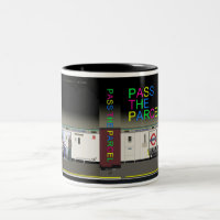 Führen Sie das Paket: Bookcover Tasse