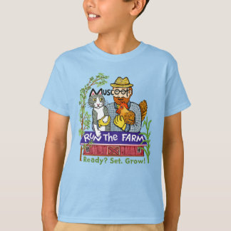Führen Sie den Bauernhof mit dem "Ready, Set, Grow T-Shirt