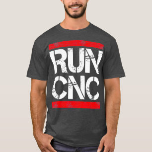 Führen Sie den Programmierer cnc Funny cnc aus T-Shirt