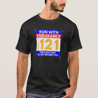 Führen Sie den Run auf das Rennen des Lebens Spaß T-Shirt