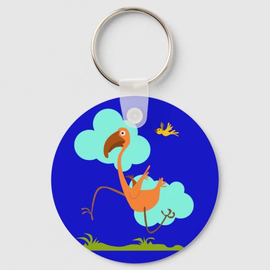 Führen Sie die Birdie-Run-Schlüsselkette aus. Schlüsselanhänger (Vorderseite)
