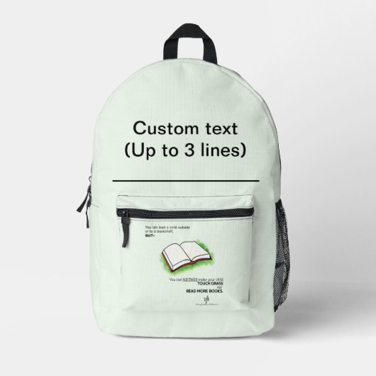 Führen Sie ein Kind im Freien oder in eine virtuel Bedruckter Rucksack (Vorderseite)