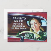 Führen Sie eine Postkarte aus (Vorne/Hinten)