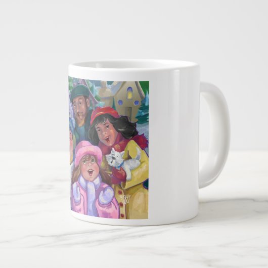 Führen Sie eine Schulung durch Jumbo-Tasse (Vorderseite Rechts)