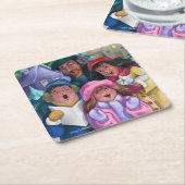 Führen Sie eine Schulung durch Rechteckiger Pappuntersetzer (angewinkelt)