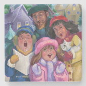 Führen Sie eine Schulung durch Steinuntersetzer (Vorderseite)