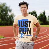 Führen Sie einfach den Marathon-Runner Track Renne T-Shirt