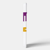 Führen Sie Embrace Life Lila Gelb aus Case-Mate iPhone Hülle (Rückseite / Rechts)