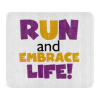 Führen Sie Embrace Life Lila Gelb aus