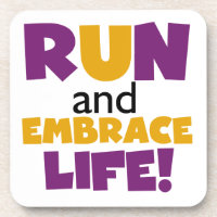 Führen Sie Embrace Life Lila Gelb aus