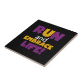 Führen Sie Embrace Life Lila Pink aus Fliese (Seite)