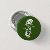 Führen Sie für eine gute Ursache-Wohltätigkeit ode Button (Vorne & Hinten)