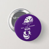 Führen Sie für eine gute Ursache-Wohltätigkeit ode Button (Vorne & Hinten)