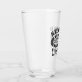 Führen Sie hart, leben Sie einfach Glas (Rechts)