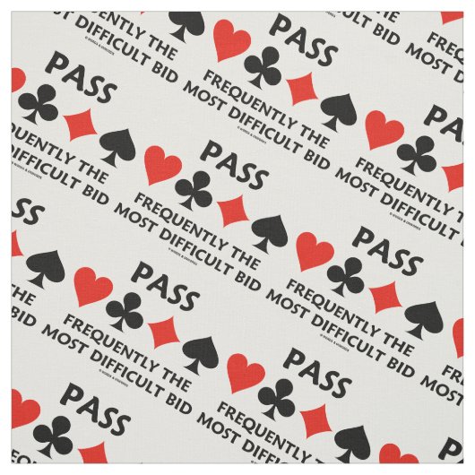 Führen Sie häufig die schwierigste Angebot-Brücke Stoff (Muster)