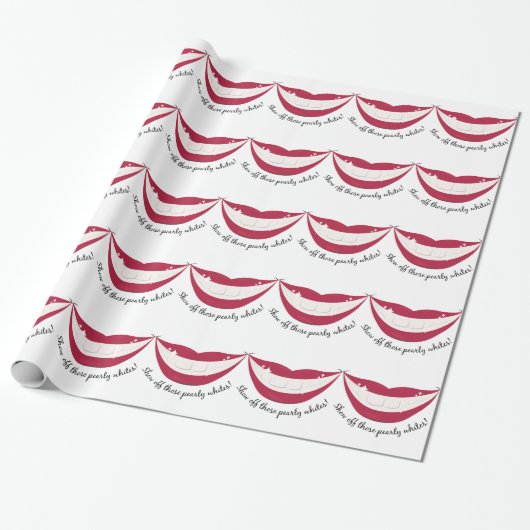 Führen Sie jenes perlige Weiß vor! Geschenkpapier (Ungerollt)