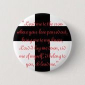 Führen Sie mich zum Kreuz - Knopf Button (Vorderseite)