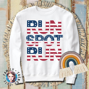 Führen Sie Spot Run Funny 2024 Präsidentschaftsdeb Sweatshirt