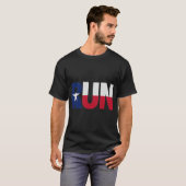 Führen Sie Texas Pride mit Motivation Graphic aus T-Shirt (Vorne ganz)