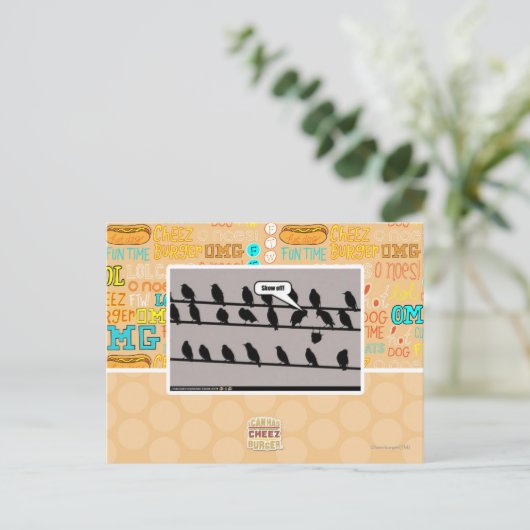 Führen Sie vor! Postkarte (Stehend Vorderseite)