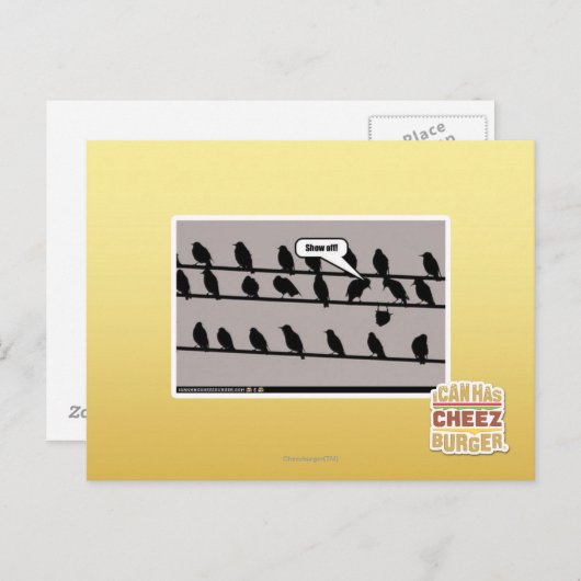 Führen Sie vor! Postkarte (Vorne/Hinten)