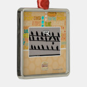 Führen Sie vor! Silbernes Ornament (Rechts)