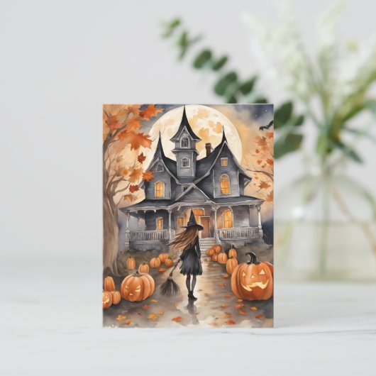 Führend für die Art und Weise, wie HexenkI erzeugt Postkarte (Stehend Vorderseite)