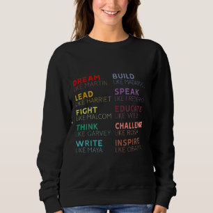 Führende Persönlichkeiten der Schwarzen Geschichte Sweatshirt