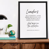 Führende Persönlichkeiten sind definitionsgemäß Ma Poster