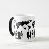 Führende Unternehmen: Handel mit Beruflichen Mensc Verwandlungstasse (Vorderseite Links)