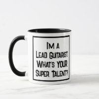 Führender Gitarrist Super Talent. Zwei Tone-Kaffee