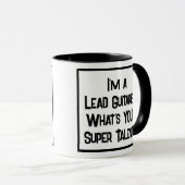 Führender Gitarrist Super Talent. Zwei Tone-Kaffee Tasse (VorderseiteRechts)