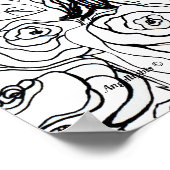 Führender Löwe Poster (Ecke)