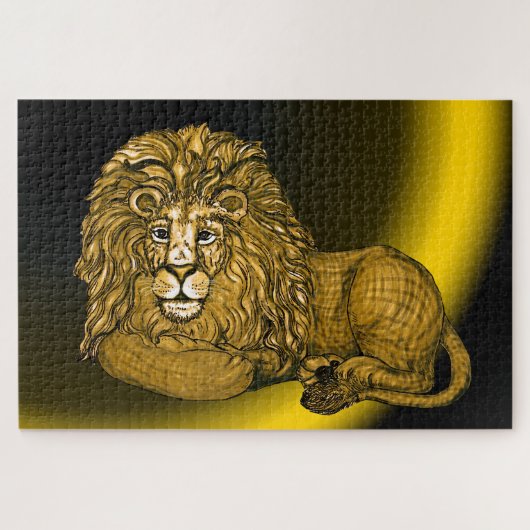 Führender Löwe Puzzle (Horizontal)