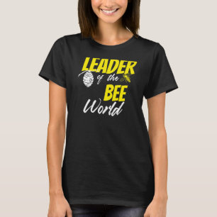 Führer des Bienenweltbienbesitzers Apiarist Honey T-Shirt