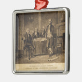 Führer des Kontinentalkongresses durch A. Tholey Silbernes Ornament (Links)