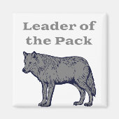 Führer des Pack Wolf Magnet (Vorne)