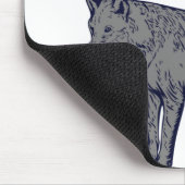 Führer des Pack Wolf Mousepad (Ecke)