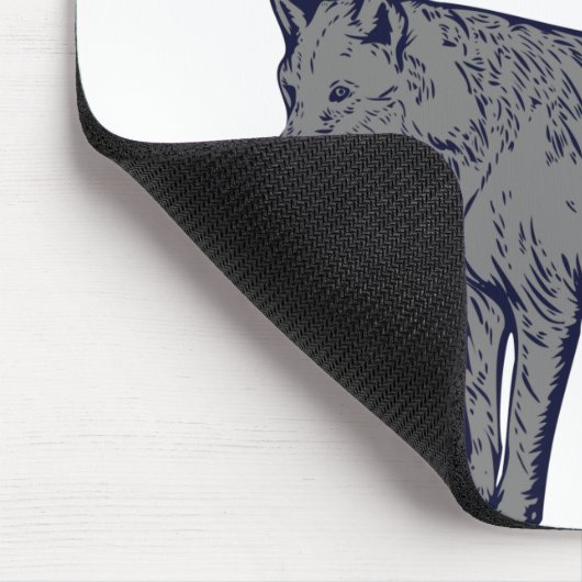 Führer des Pack Wolf Mousepad (Ecke)