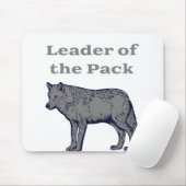Führer des Pack Wolf Mousepad (Mit Mouse)