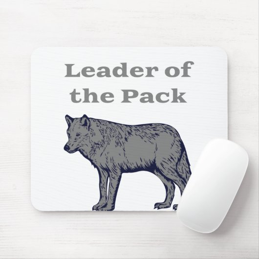 Führer des Pack Wolf Mousepad (Mit Mouse)