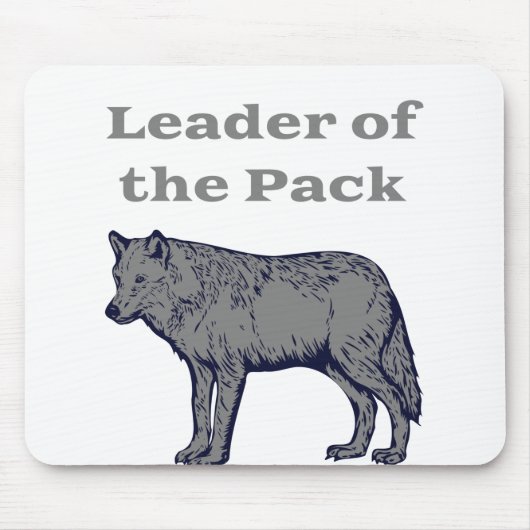 Führer des Pack Wolf Mousepad (Vorne)