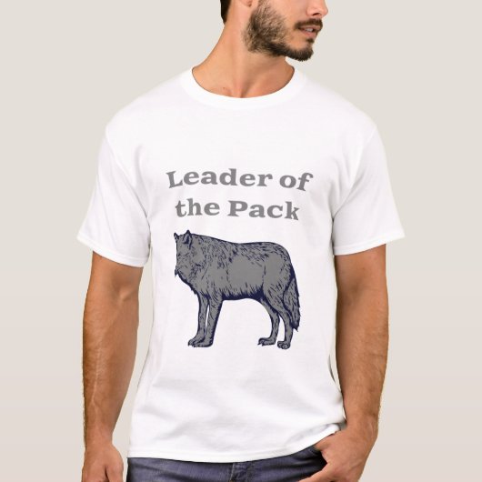 Führer des Pack Wolf T-Shirt (Vorderseite)