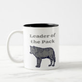 Führer des Pack Wolf Zweifarbige Tasse (Links)