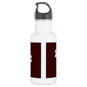 Führer des Satz-Hundeliebhabers Edelstahlflasche (Rückseite)