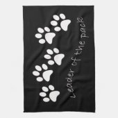 Führer des Satz-Hundeliebhabers Geschirrtuch (Vertikal)