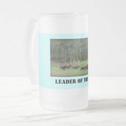 Führer des Satzes Mattglas Bierglas (Vorderseite Links)